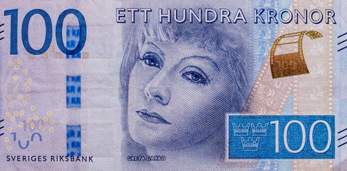 World money collection. Fragments of Sweden money