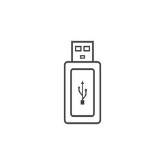 usb icon vector