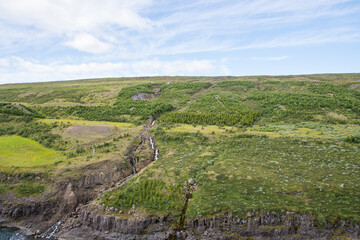 Fototapeta na wymiar Beautiful landscape of Jokuldalur Valley in Iceland