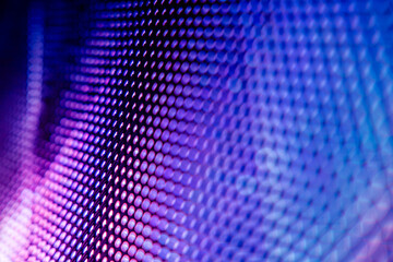 CloseUp LED blurred screen. LED soft focus background. abstract background ideal for design.