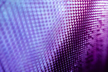 CloseUp LED blurred screen. LED soft focus background. abstract background ideal for design.