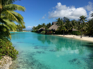 Crystal Clear Waters on Bora Bora Vacation