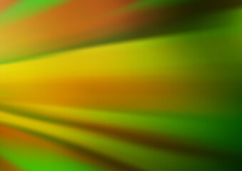 Light Green, Yellow vector glossy abstract template.