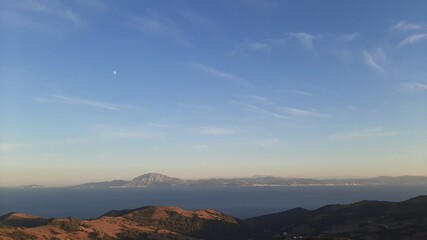 África vista desde España en un atardecer