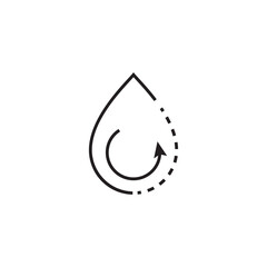 Water drop Logo Template vector