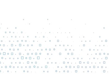 Light BLUE vector layout with circle spots, cubes.
