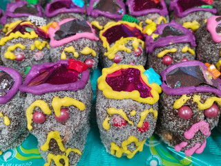 Candy skull the Day of the dead