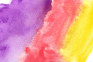Fototapeta premium Colorful watercolor abstract background for design Advertising work and copy space