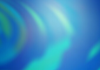 Light BLUE vector blurred shine abstract pattern.