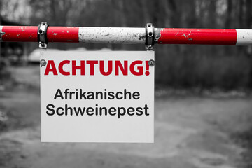 Schild mit der Aufschrift 