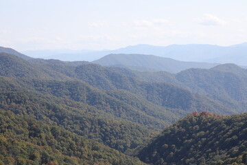 Fototapeta premium view of the mountains
