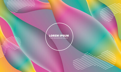 Abstract Fluid Background Vector 01