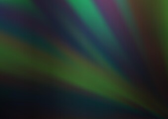 Dark Green vector blurred bright background.