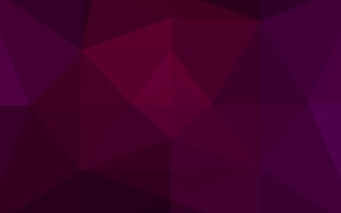 Dark Purple vector low poly layout.