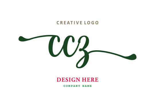 pharmacy logo composition of the letter CCZ is simple, easy to understand, simple and authoritativePrint