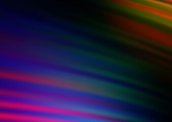 Dark Multicolor, Rainbow vector abstract background.