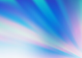 Light BLUE vector blurred bright template.