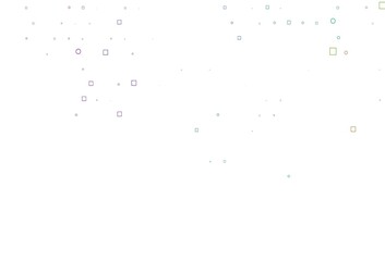 Light Multicolor, Rainbow vector layout with circle spots, cubes.