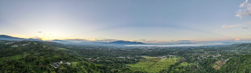 panorama of the mountains