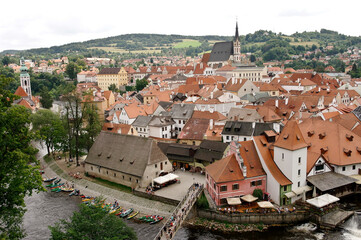 Fototapeta na wymiar Views of the Cesky Krumlov, Czech Republic