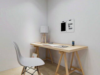 The cloakroom in the clean and tidy bedroom has beds, dressers, etc