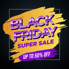 Black Friday Sale Banner Template