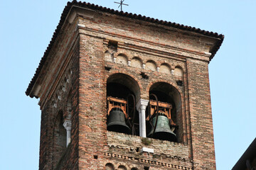 Bell Tower of Church of the Eremitani(Church of the Hermits) in Padua, Italy