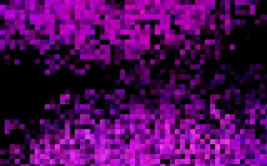 Fototapeta premium Dark Purple vector cover in polygonal style.