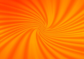 Light Orange vector blurred shine abstract background.