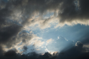 Fototapeta premium Sunny clouds