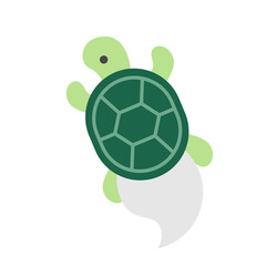 Obraz premium 正月 年賀状 亀 イラスト素材