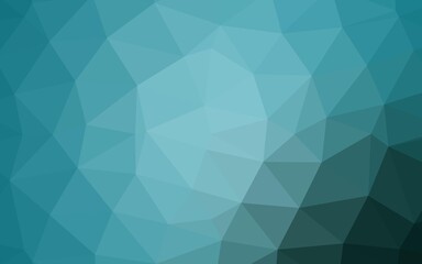 Light BLUE vector abstract mosaic background.