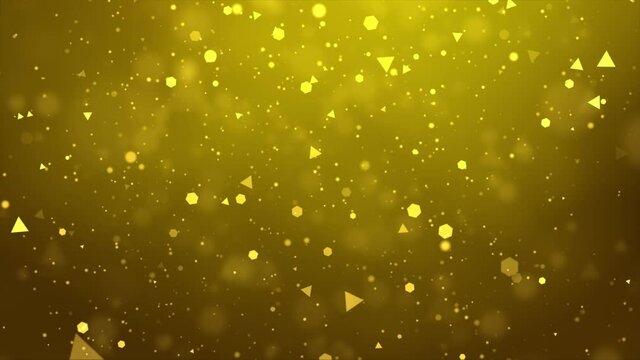 Abstract Flickering Dust Twinkling, glittering, sparkling Bokeh loop Particles. Circles, glitter bokeh lights Round Festive Background. Birthday, Anniversary, new year, Christmas Valentines.