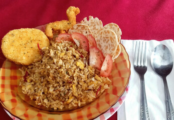 A delicious homemade breakfast of 