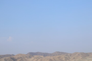 desierto en amanecer