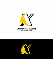 Flash initial letter X Logo Icon Template. Illustration vector graphic. Design concept Electrical Bolt With letter  symbol. Perfect for corporate, technology, initial , more technology brand identity