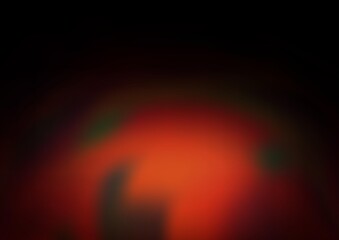 Dark Orange vector blurred background.