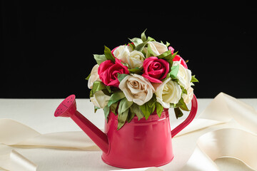 artificial decorative flowers. Wedding decorations