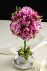 artificial decorative flowers. Wedding decorations