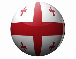 Obraz premium グルジアの国旗