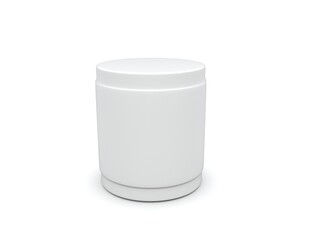 3d cylinder on white background