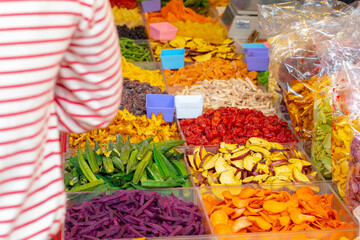 New Year, Taipei, New Year’s Day Street, dried fruits and vegetables