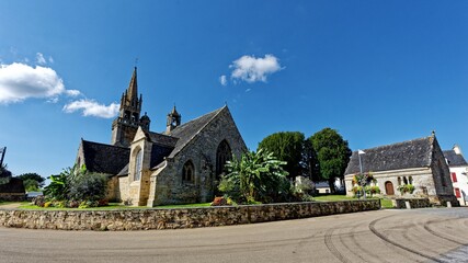 Enclos Paroissial, &eacute;glise Notre-Dame de Ploujean , Morlaix, Finist&egrave;re, Bretagne, France
