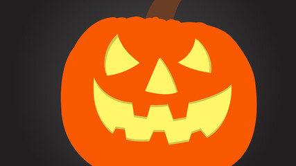 Scary halloween pumpkins background image