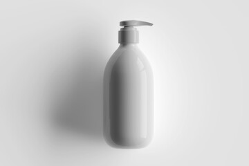 Bottle cosmetic mock up - 3d rendering