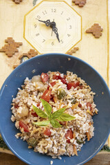 vegetable rice salad