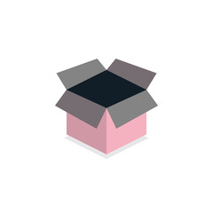 Vector of Pink box symbol logo design eps format, suitable for your design needs, logo, illustration, animation, etc.
