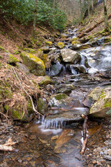 rushing mountain water