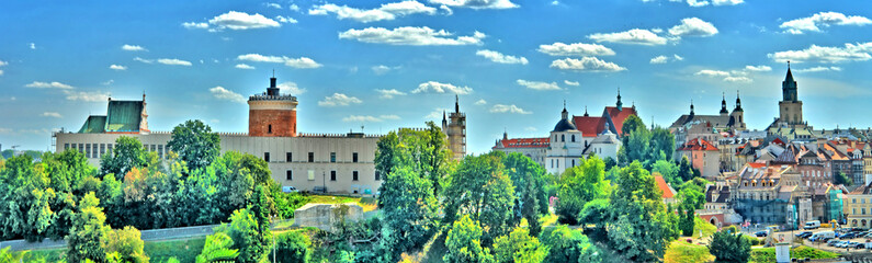 Obraz premium Panorama Starego Miasta w Lublinie