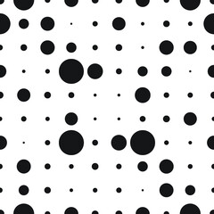 Circle Abstract Pattern.dotted Seamless texture.Halftone vector background.Polka Dots 